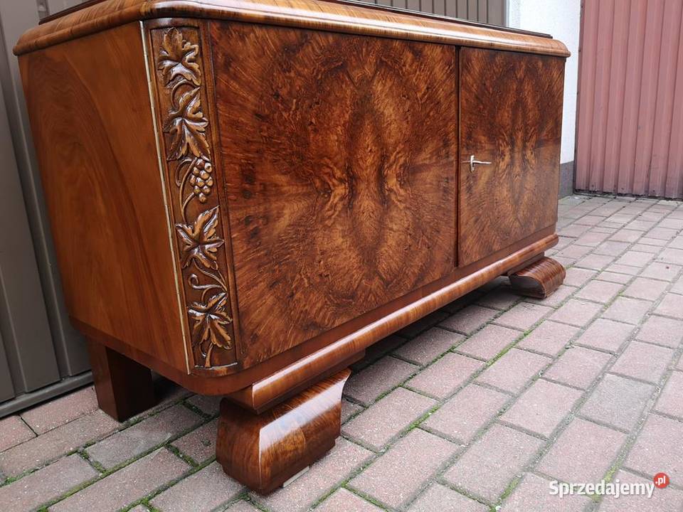 Komoda ARTDECO Orzech RTV Niska 127 Zgrabna