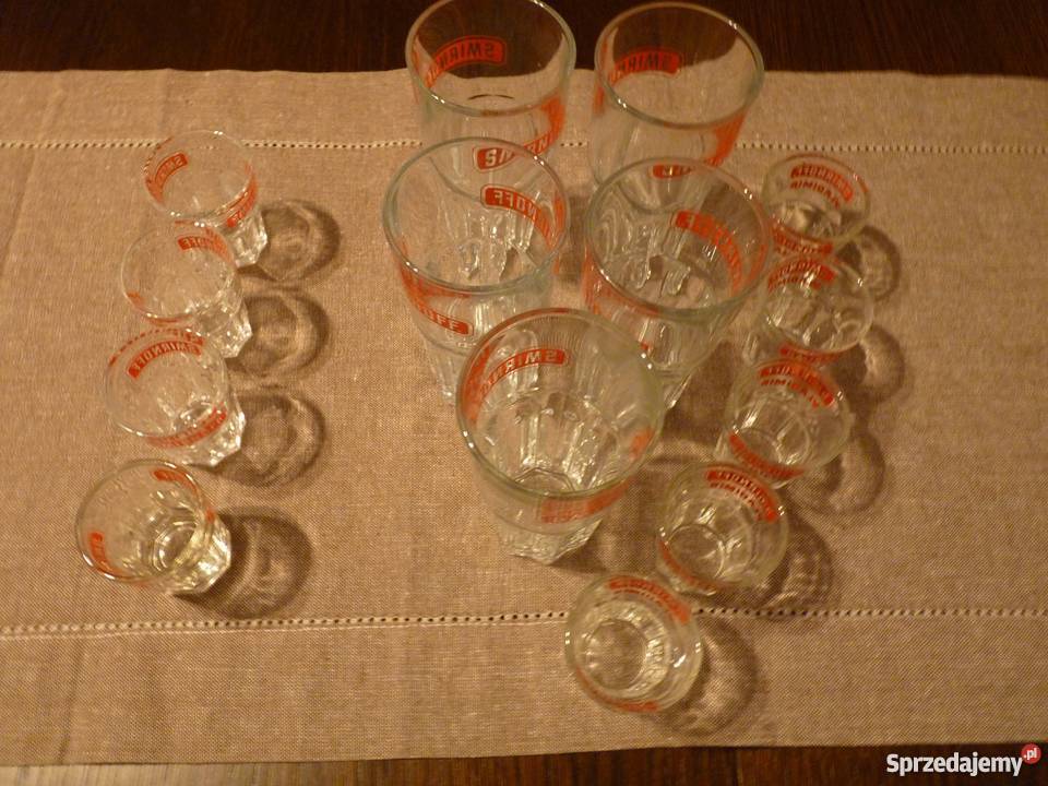 kieliszki i szklanki Smirnoff Marki