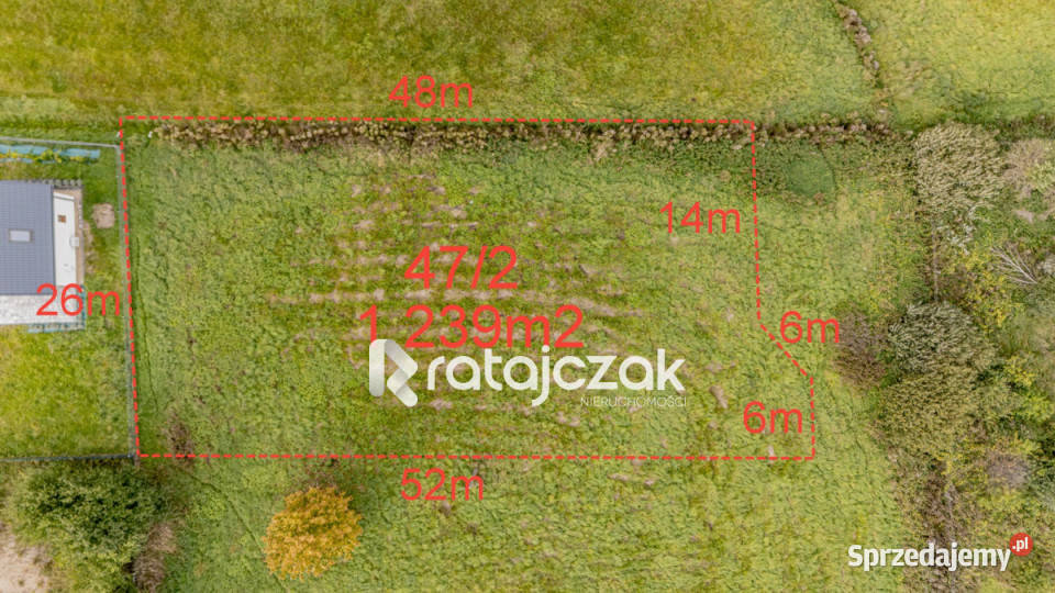 Grunt na sprzedaż Wierzchucino Kapitańska 1239m2 woda