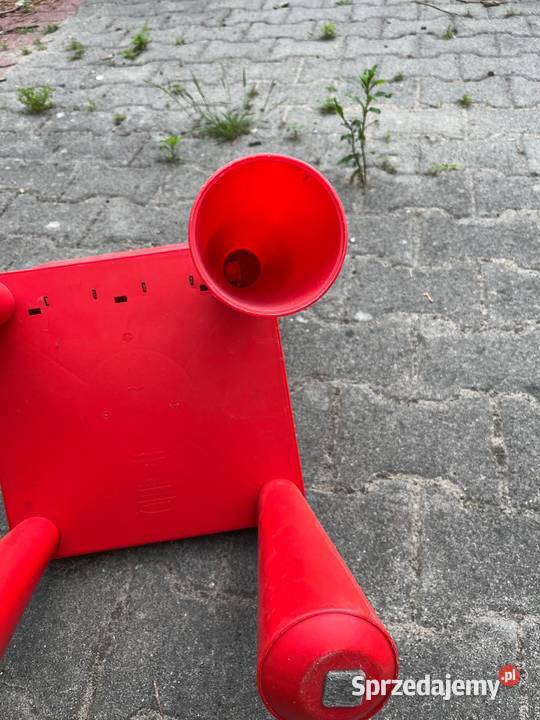 Krzesełko dziecięce IKEA MAMMUT czerwone Warszawa sprzedam