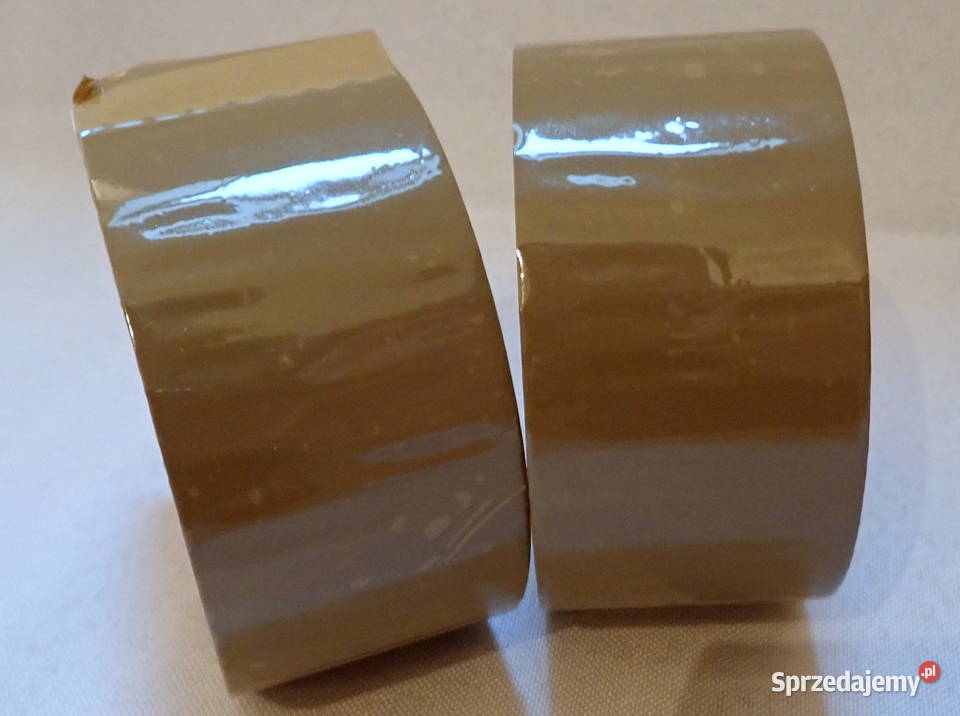 Taśma klejąca pakowa brązowa 60m Mocna Siewierz