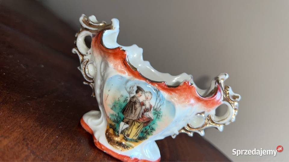 Amfora wazon finezyjna Ze sceną dworską Gdańsk sprzedam