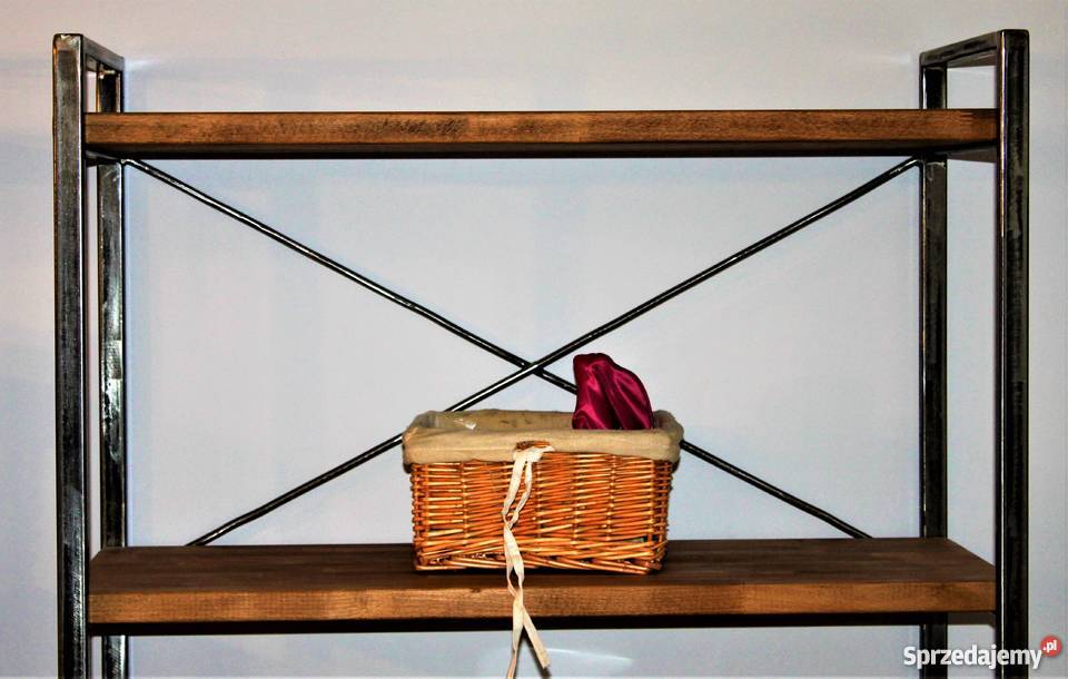 Drweno i Metal Regał stylizacja LOFT 80cm Białystok