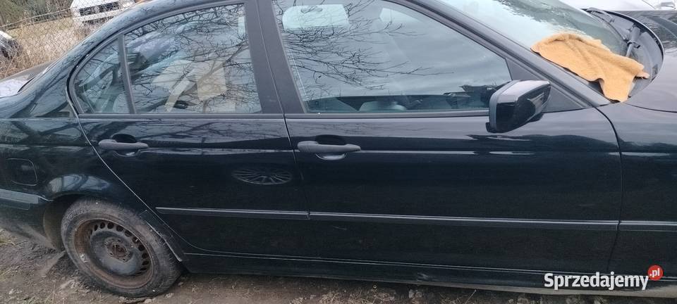 Bmw e46 drzwi prawe przód IDEALNE czarne Karoseria Aleksandrów Łódzki sprzedam