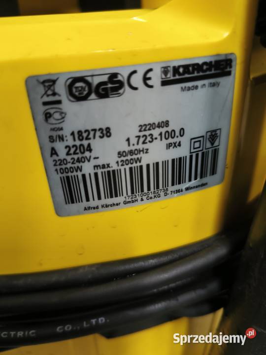 Odkurzacz Karcher A 2204 świętokrzyskie Sandomierz