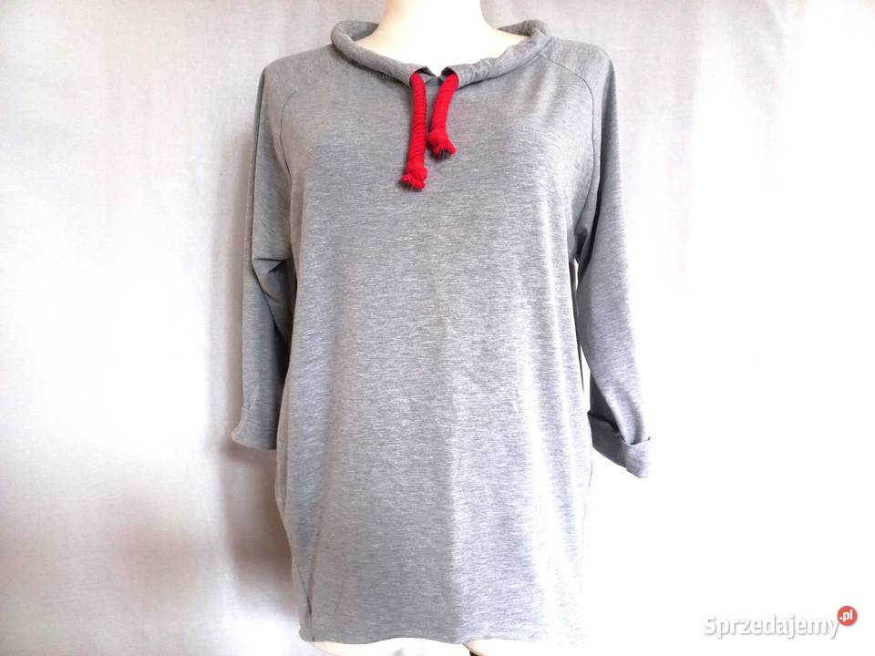 Bluzka szara Bluza damska r ML Megi ŻUK rękaw 34 sprzedam