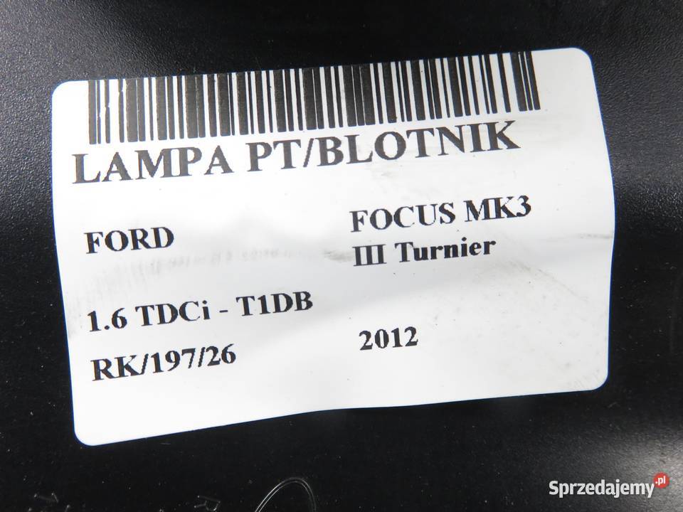 LAMPA PRAWA TYLNA FORD FOCUS MK3 III Turnier