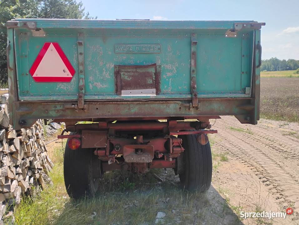 Przyczepa jednoosiowa Przyczepy rolnicze Pękowiec