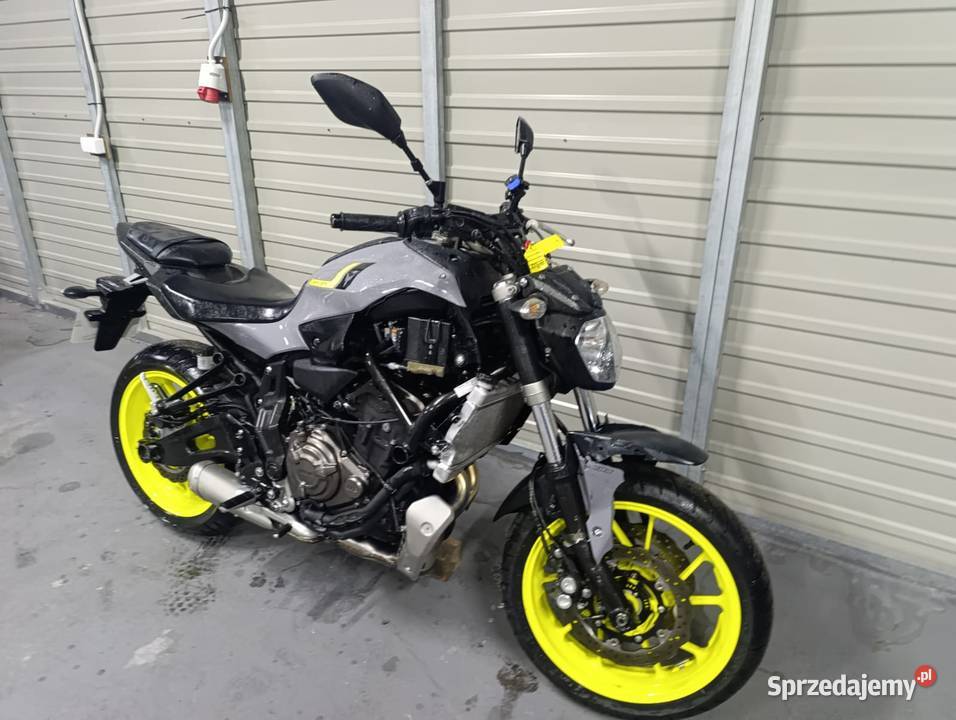Yamaha MT07 FLUO 35kW A2 8 transport RATY mazowieckie Grójec