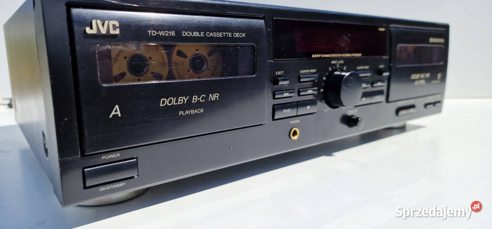 Magnetofon JVC TDW216 Stereo Cassette Deck Magnetofony Międzychód