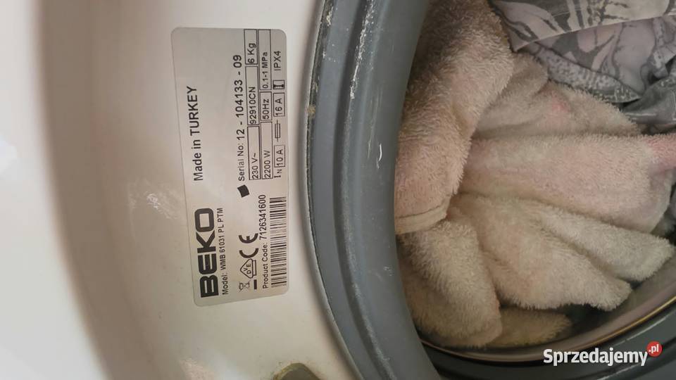 Koło do pralki Beko WMB 61031 podkarpackie Stalowa Wola sprzedam
