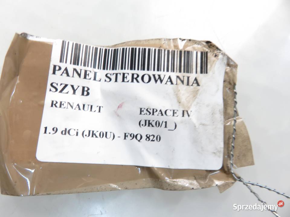 PANEL SZYB RENAULT ESPACE IV 8200250481