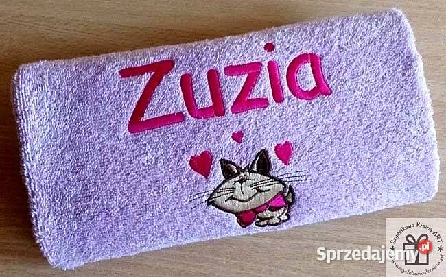 Prezent MIŁOŚNIKA PSÓW psiarza RĘCZNIK z napisem Toruń
