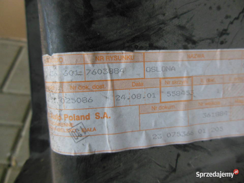 OSŁONA Akumulatora Fiat Tempra Alfa 155 Lancia Kozy