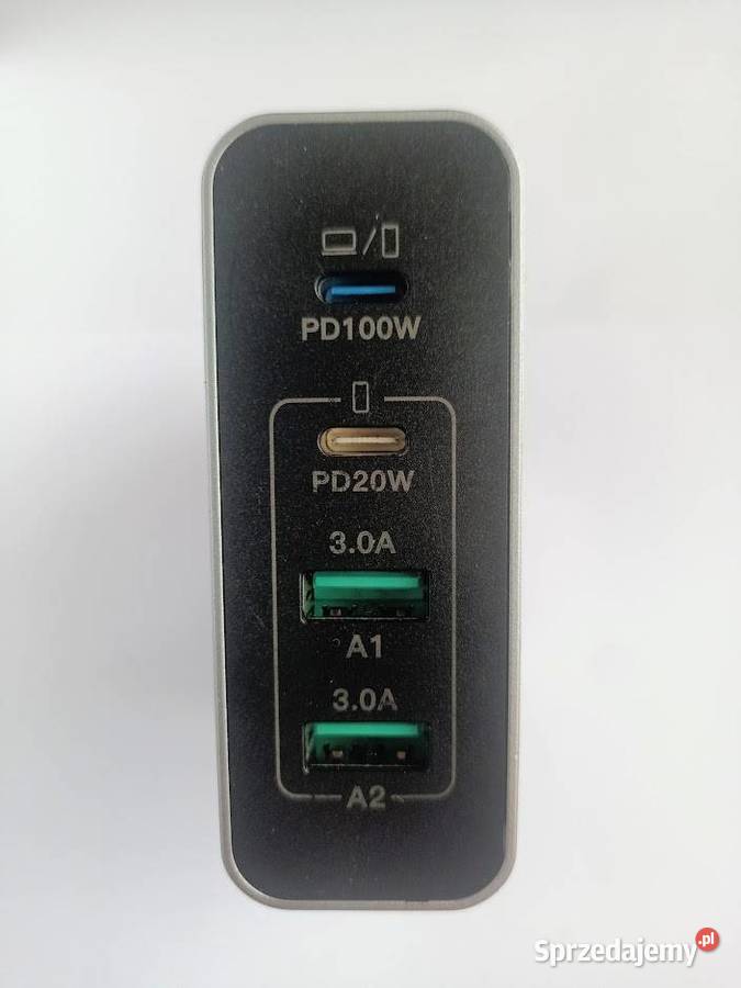 Ładowarka USB C USB A GaN TECH 100W 4 Porty Skrzyszów