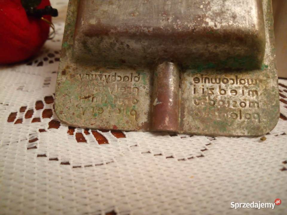 Popielniczka reklamowa z roku 1934 Spółki Warszawa