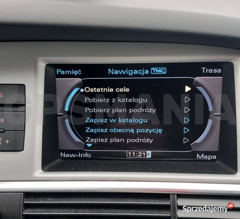POLSKIE MENU LEKTOR NAWIGACJI AUDI A4 A5 A6 A8 Łódź