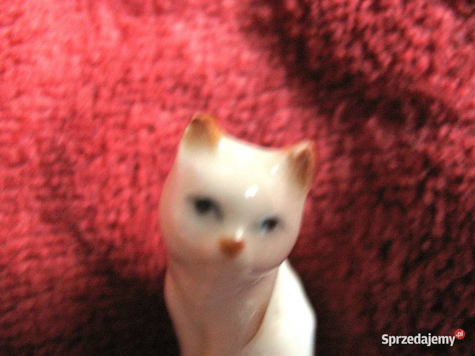Kot miniatura figurka porcelana 3 x 15 x 15