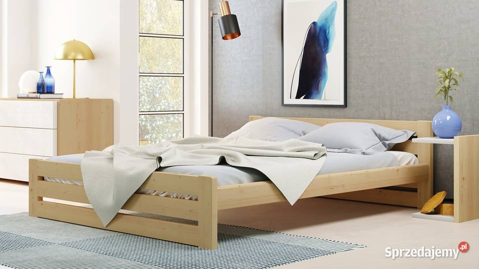 Mocne ŁÓŻKO Drewniane 180x200 GR 35 200cm Zakopane