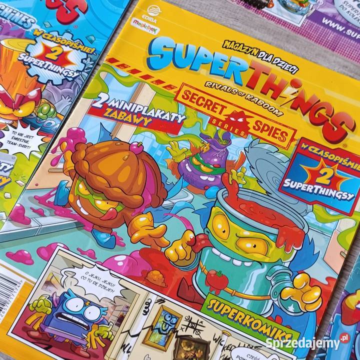 magazynów dzieci z serii SuperThings wcześniej