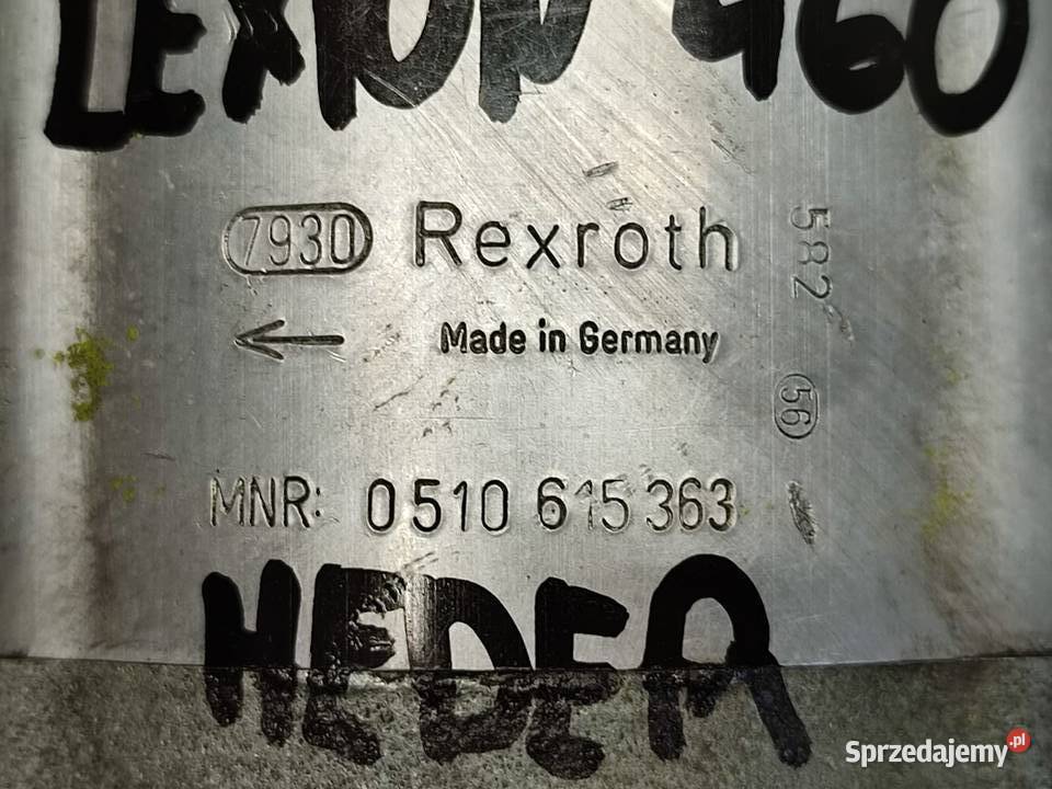 Pompa zębata AZPF12 Rexroth 0510615363 Claas sprzedam
