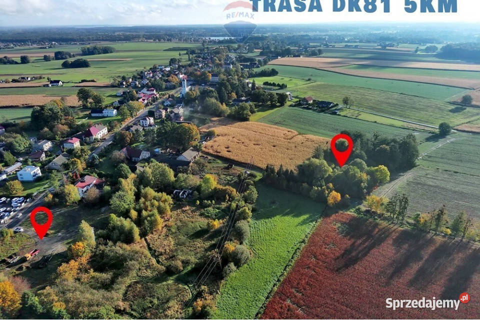 Działki inwestycyjne z pozwoleniem na budowę Pruchna