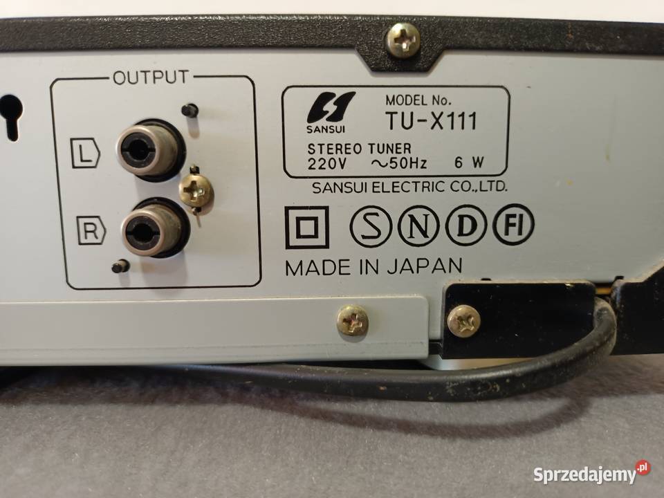 Tuner SANSUI TU X111