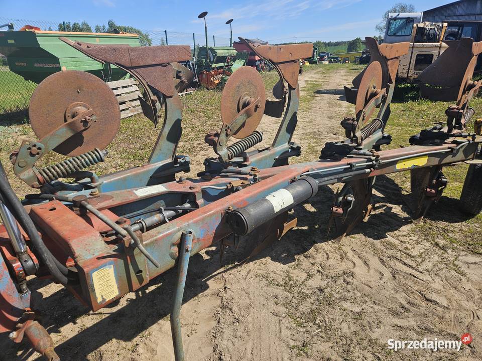 Pług obrotowy 4 overum cv498h agrolux kverneland nieuszkodzony podlaskie Kukle