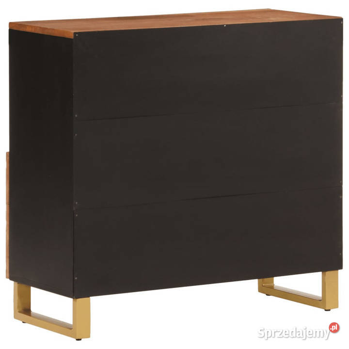 Szafka brązowoczarna 80x335x75 lite drewno mango Warszawa sprzedam
