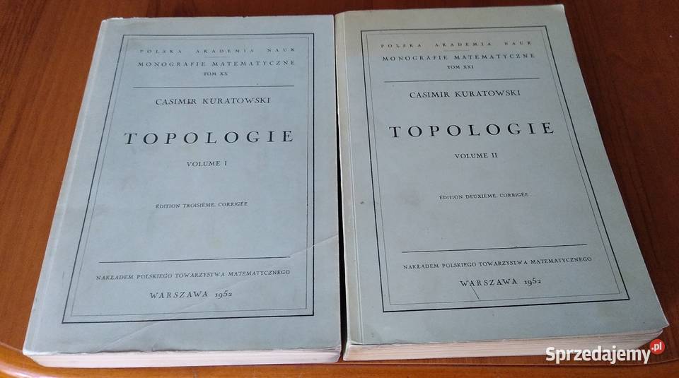 Topologie Vol 12 Casimir Kuratowski Monografie Gdańsk