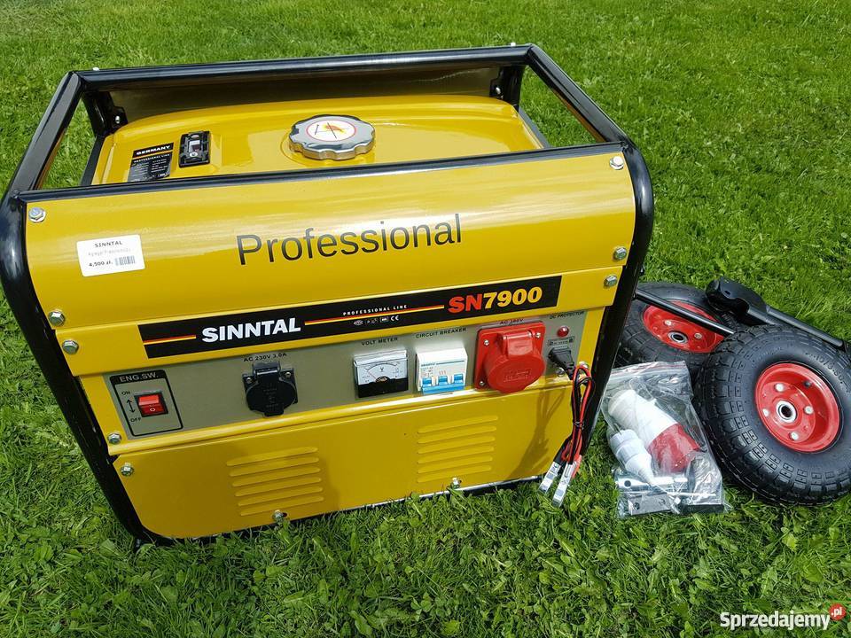 Agregat prądotwórczy SINNTAL 67kW gniazdo 230 i Nowy Targ