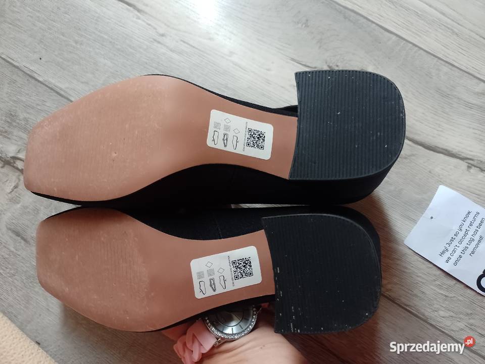 39 ASOS Design Czarne czółenka wieczorowe z małopolskie Kraków