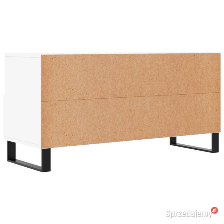 Szafka pod TV biała 102x36x50 materiał Warszawa