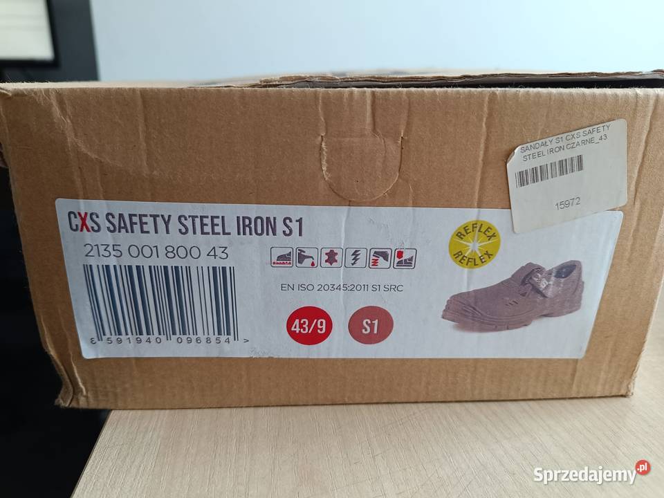 Buty robocze ochronne sandały 43 nowe CXS safety wielkopolskie Kębłowo