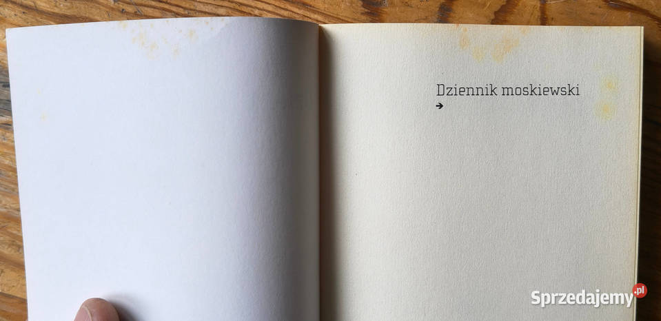 Dziennik moskiewski Walter Benjamin miękka Poradniki, albumy i reportaże Sosnowiec