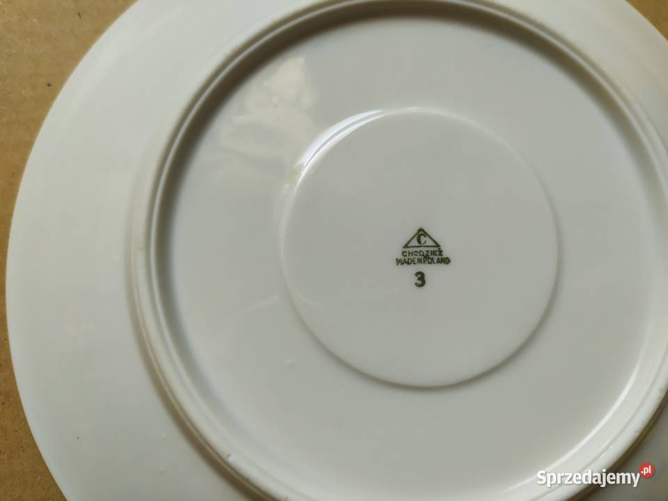 498 TALERZE małe 4 sztuki PRL Retro Stylówka Łódź