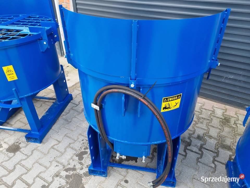 Mieszalnik betoniarka hydrauliczna okrągła 800L