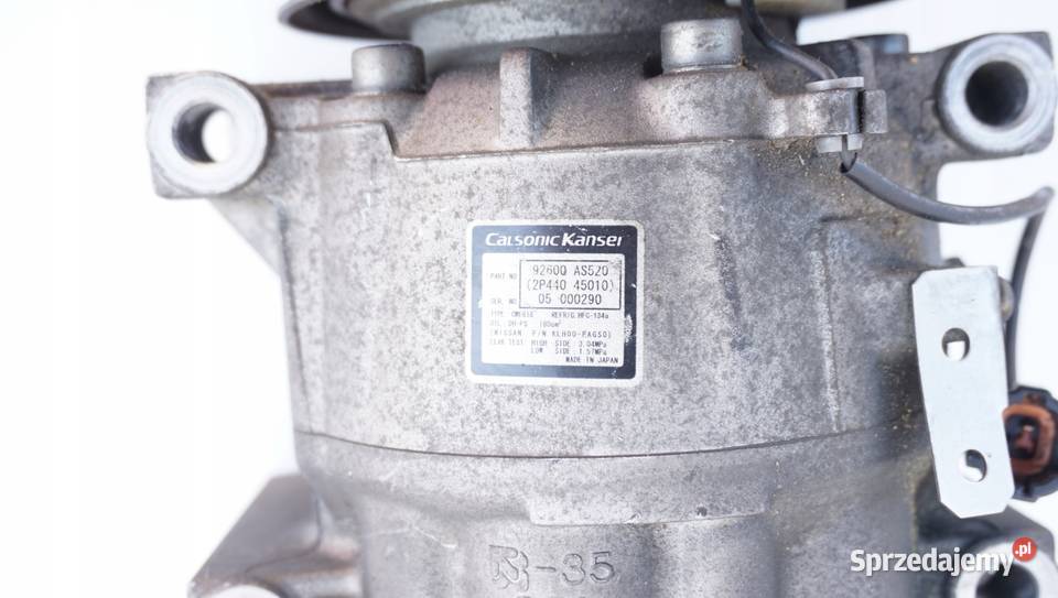 SPRĘŻARKA KLIMATYZACJI INFINITI FX45 FX 45 0308 Nowy Tomyśl