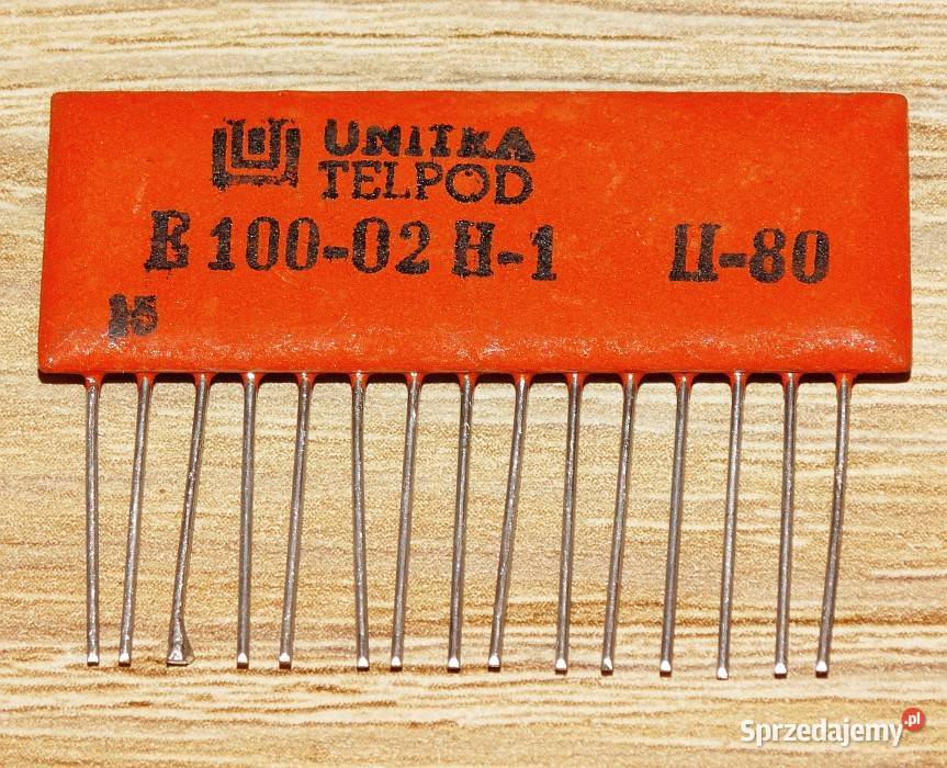 Układ scalony hybrydowy E10002H1 logister UNITRA Gliwice