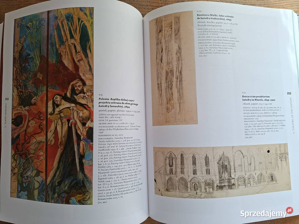 Wyspiański Katalog wystawy dzieł ze zbiorów małopolskie Kraków