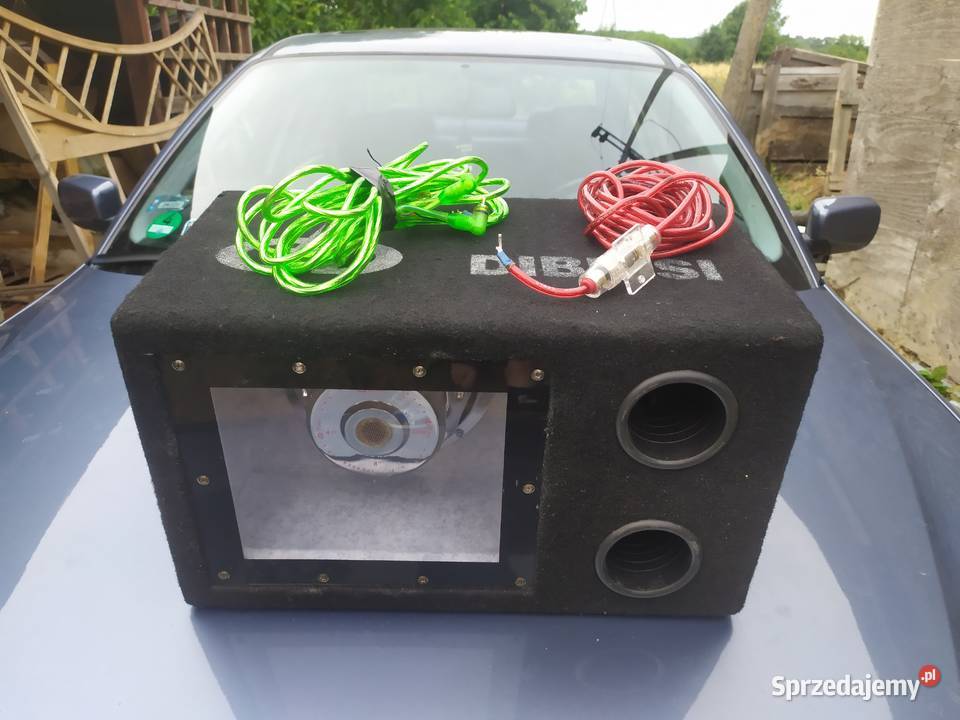 Skrzynia basowa DIBEISI 400W kable Świebodów sprzedam