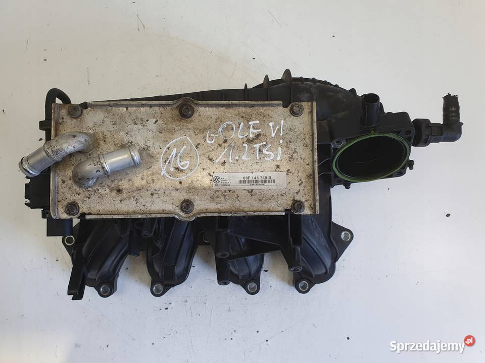VW Golf VI 12 TSI KOLEKTOR SSĄCY 03F145749B