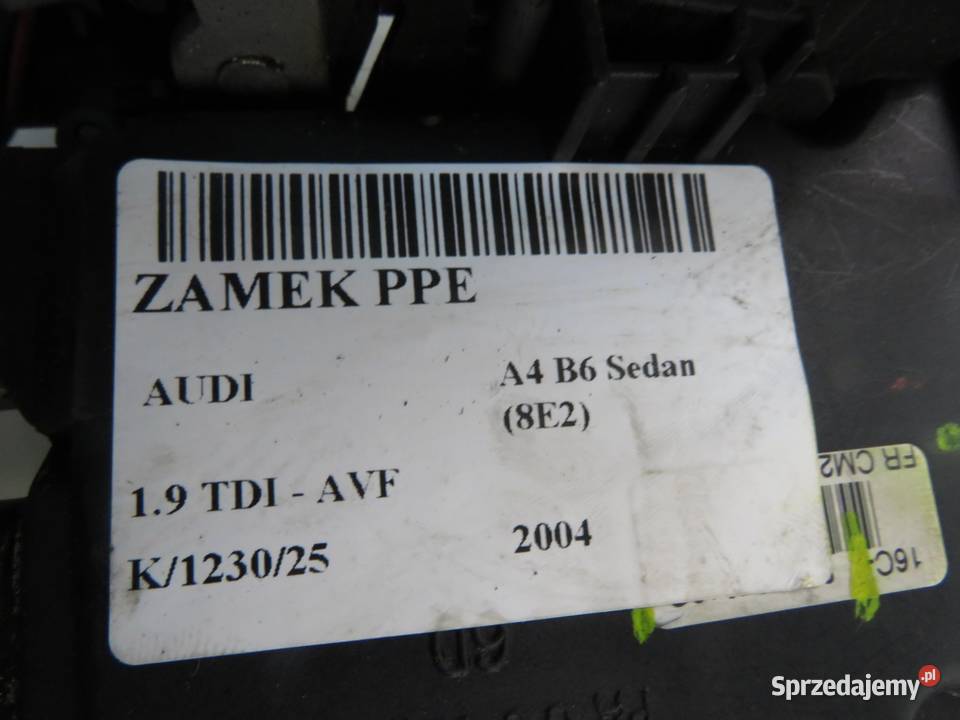 ZAMEK PRAWY PRZEDNI AUDI A4 B6 8E1837016C Zamki, wkładki i kluczyki małopolskie