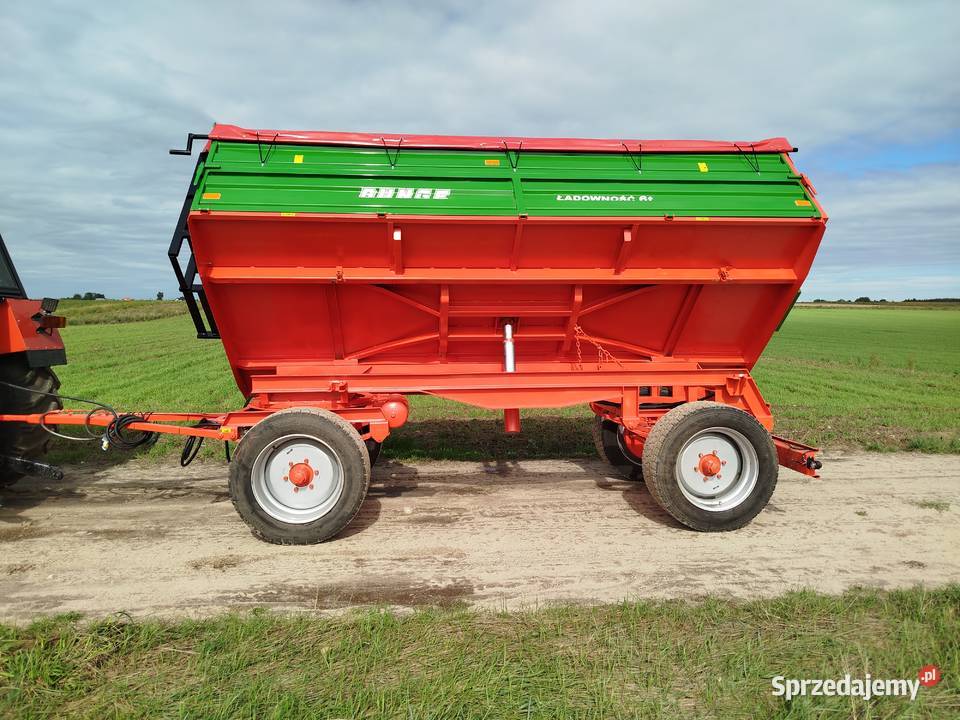 Przyczepa wywrotka 3 strony d55 d47 thk Krone hl nieuszkodzony łódzkie Łubna-Jakusy