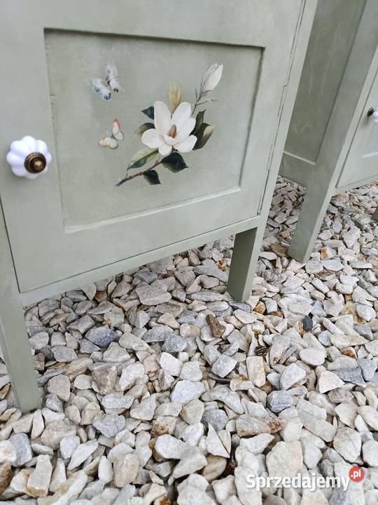 Stolik nocny szafka vintage retro zabytkowa Lubrza