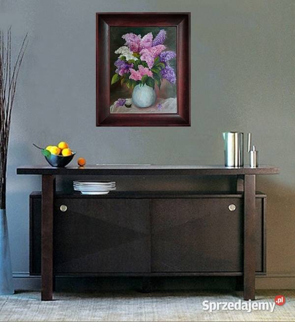 Obraz olejny Bzy lubelskie Lublin