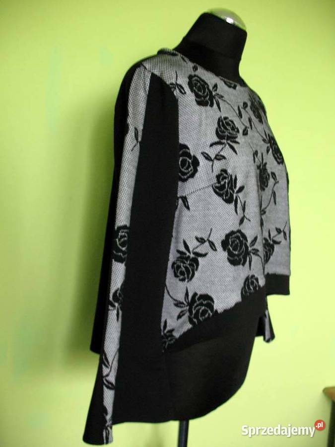Bluzka trapez asymetryczna r44 2XL biust 108 Siedlce