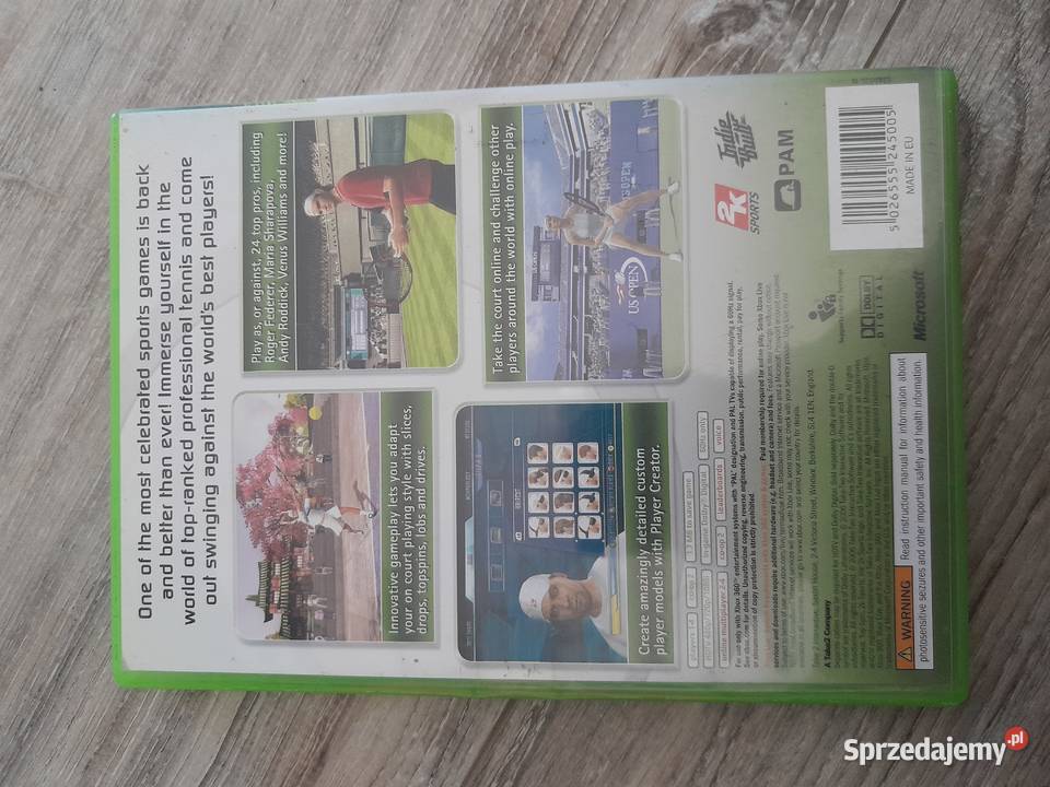 Gra Top Spin 2 Xbox 360 3+ Wieliczka
