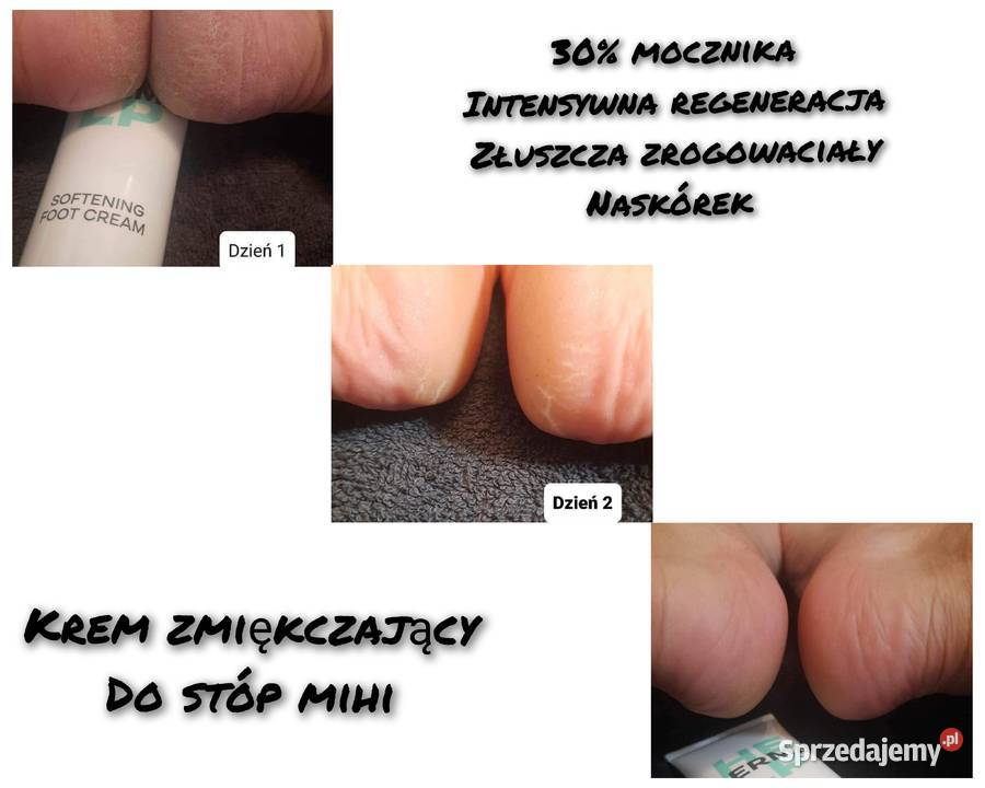 Zmiękczający krem do stóp 75ml Mihi Hajnówka sprzedam