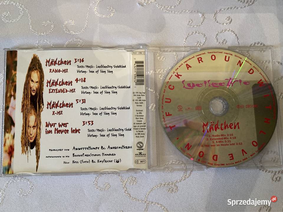 Płyta CD Single Lucilectric Madchen Lata 90 Płyty i kasety śląskie Czerwionka-Leszczyny